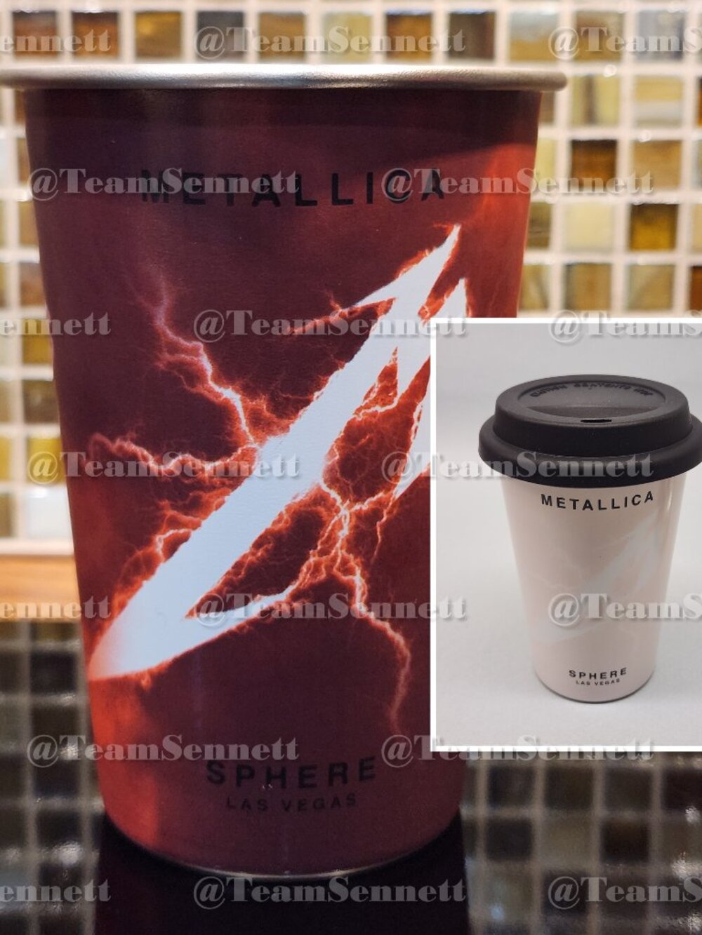 Metallica Color Changing Metal Cold Cup / Life Burns Faster / Sphere Vegas 2026
